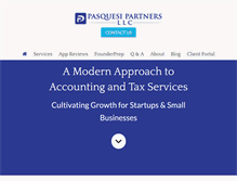 Tablet Screenshot of pasquesipartners.com